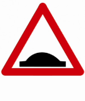 Indicator rutier  Denivelare pentru limitarea vitezei