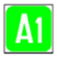 Indicator rutier Simbolul si numarul autostrazii