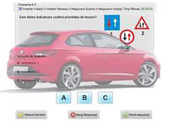 chestionare auto categoria B