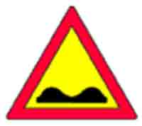 Indicator rutier Drum cu denivelări