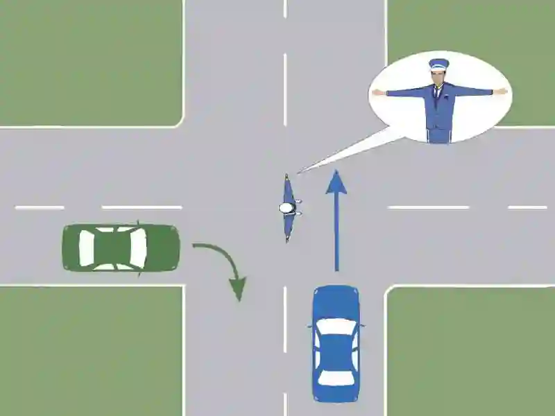 Ce comportament este corect în situația prezentată, dacă vă aflați la volanul autoturismului verde?