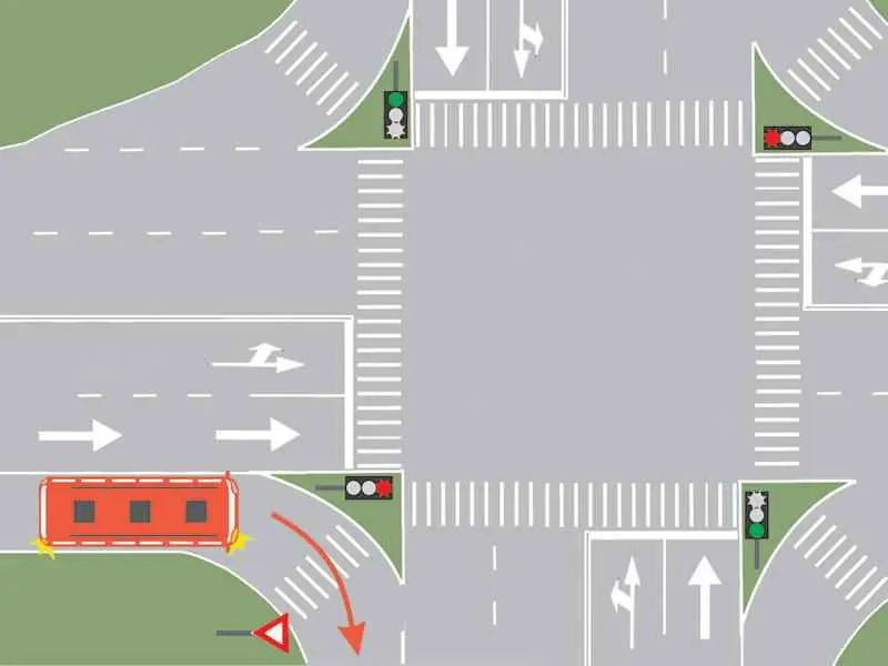 Conducătorul autobuzului trebuie să respecte semnificaţia: