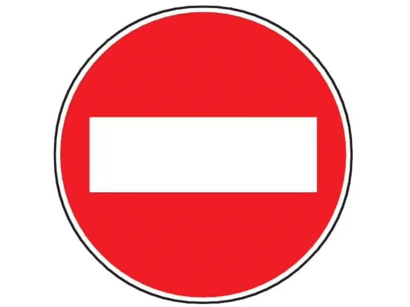 Conducătorului de autobuz îi este permis să intre pe drumul pe care întâlneşte acest indicator?