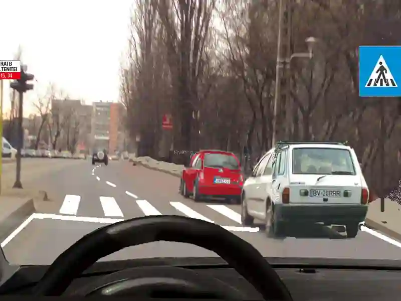 Care dintre autoturisme staționează greșit?